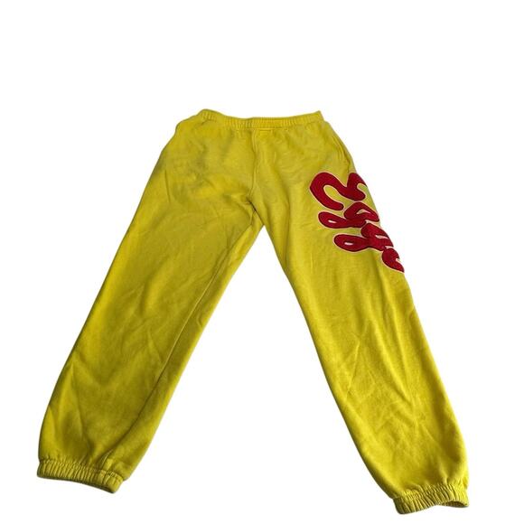 Kellogg’s Eggo Waffles Yellow Tracksuit Hoodie Sweatpants Set Unisex Size S M - Picture 12 of 16
